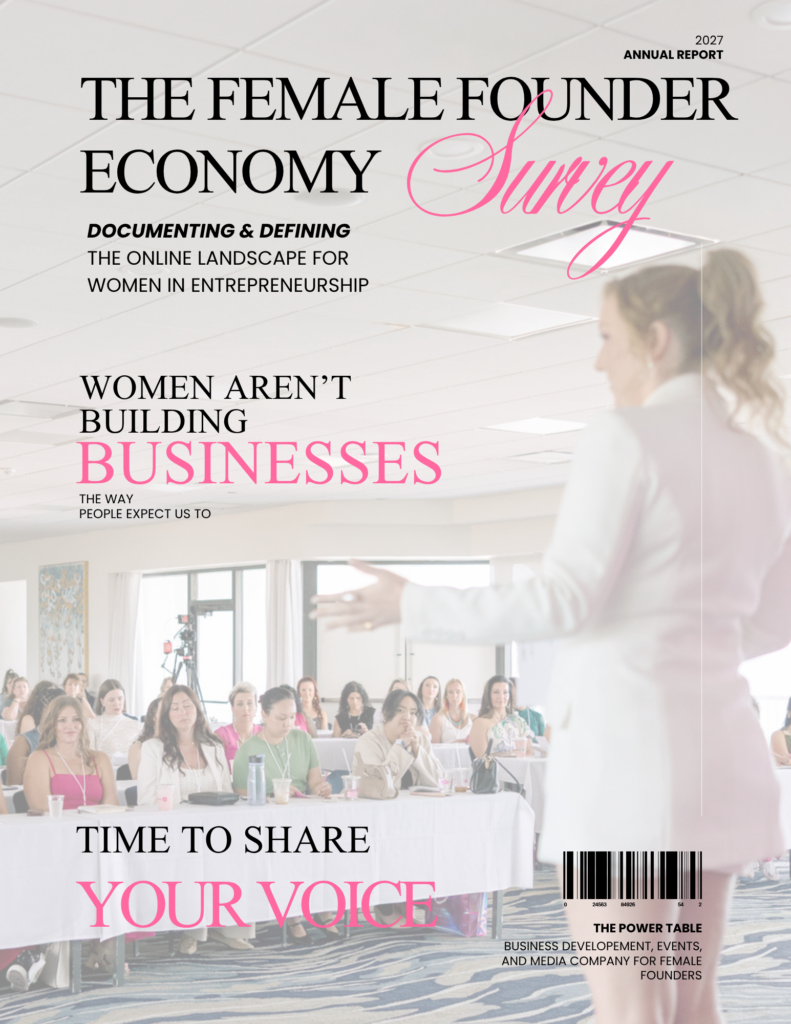 : Everything you need to know about the Female Founder Economy Survey: who it's for, what we're measuring, how your answers stay anonymous, and how to get the full report in January.